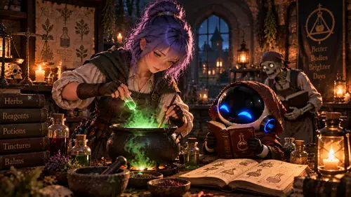 Graveyard Keeper 2 Alchemy Guide: How to Study Ingredients, Runes, and Brew Potions